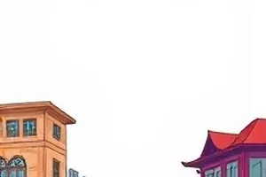 《雨巷侦探社》封面：青石雨巷中撑伞的人影