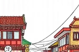 《白塔下的约定》封面：白塔下的石阶与两个人的书包